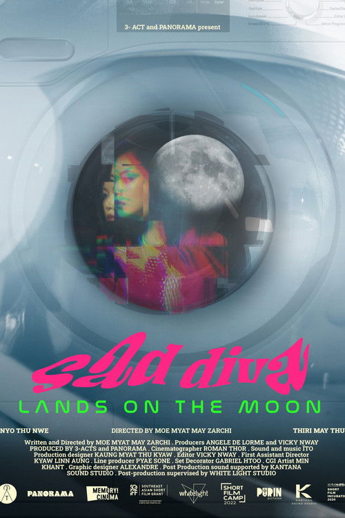 Sad Diva Lands On The Moon Poster