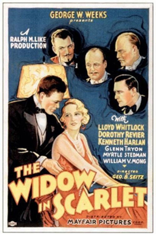 The Widow in Scarlet Poster