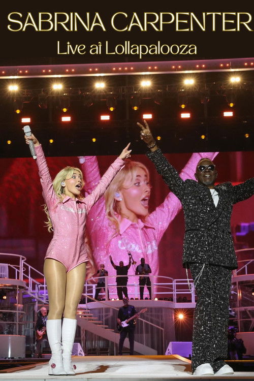 Sabrina Carpenter Live at Lollapalooza Chicago Poster