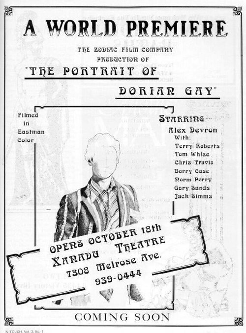 The Portrait of Dorian Gay Poster