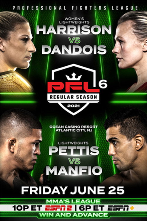 PFL 2021 #6: Regular Season - Harrison vs. Dandois poster 2