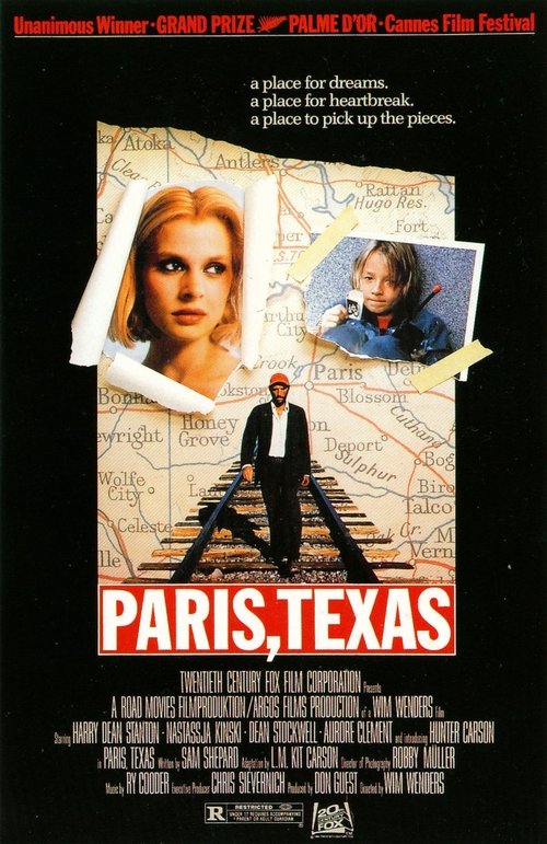 Paris, Texas movie poster player
