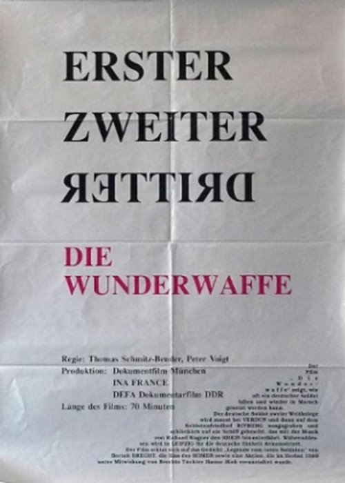 Die Wunderwaffe's poster