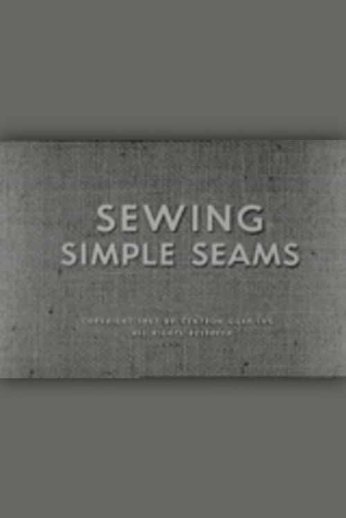 Sewing Simple Seams