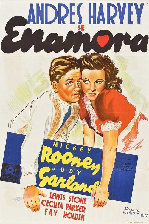 Background poster of Love Finds Andy Hardy blurred