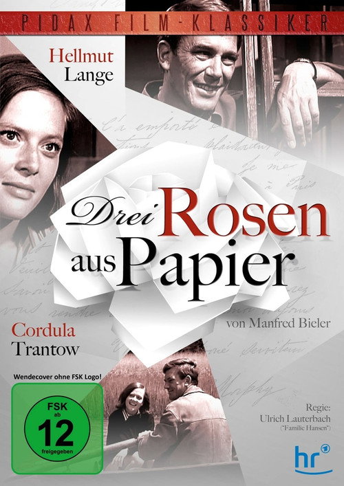Drei Rosen aus Papier Poster