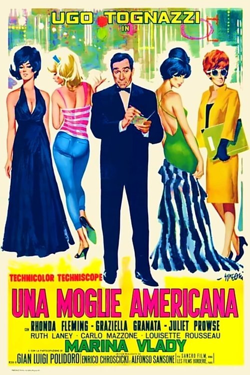 Background poster of Una moglie americana blurred
