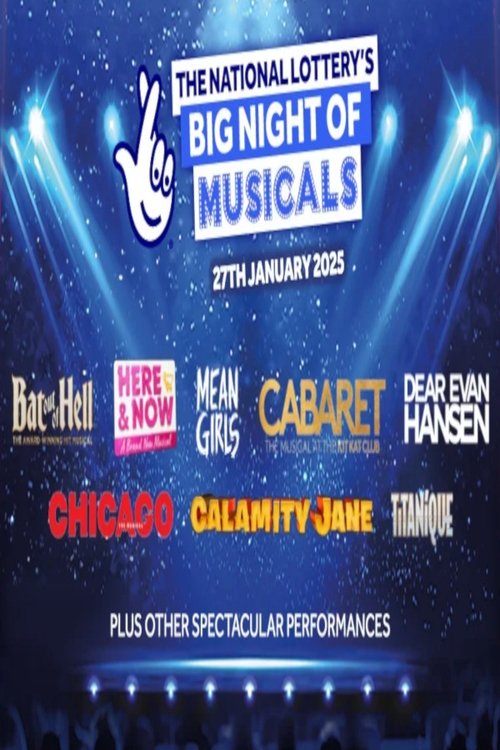 Big Night of Musicals 2025 by the National Lottery Poster
