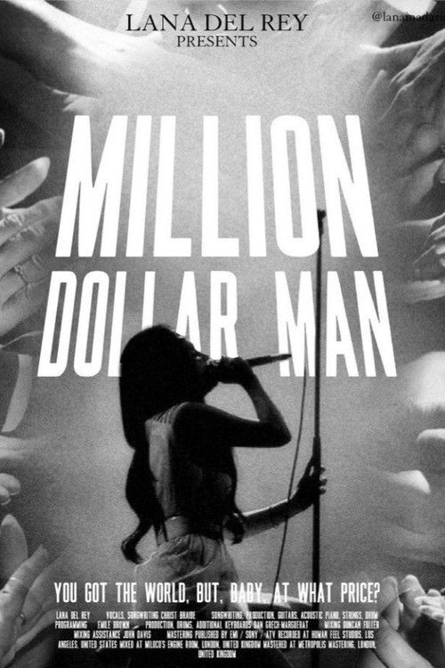 Lana del rey million dollar man performance-2012 Poster
