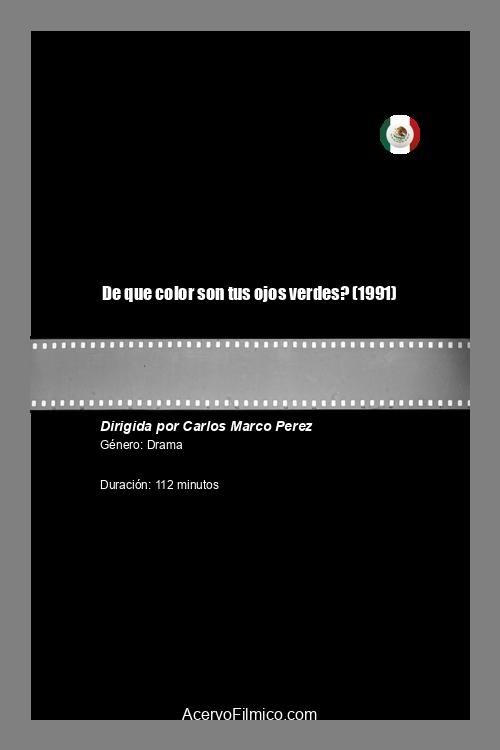 ¿De qué color son tus ojos verdes?