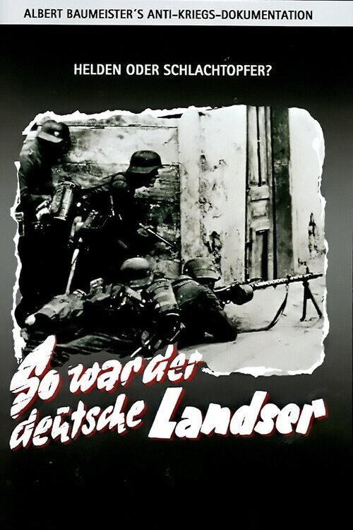 So war der deutsche Landser poster 2