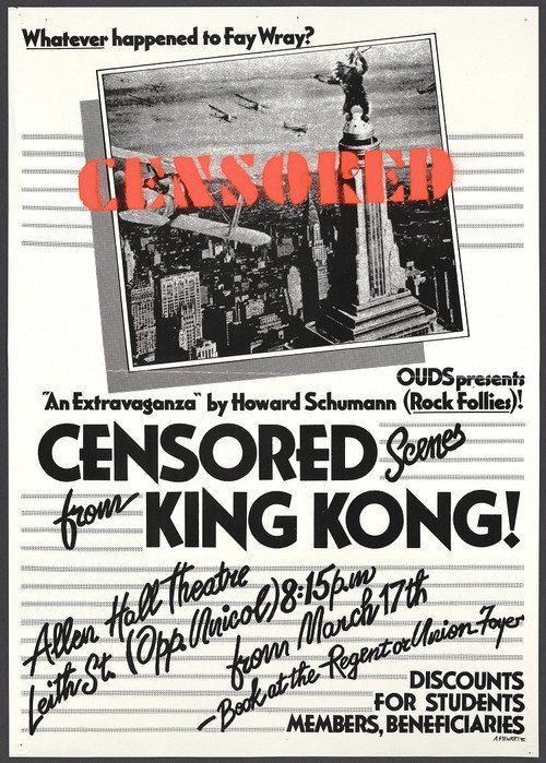 Censored Scenes from King Kong poster 2