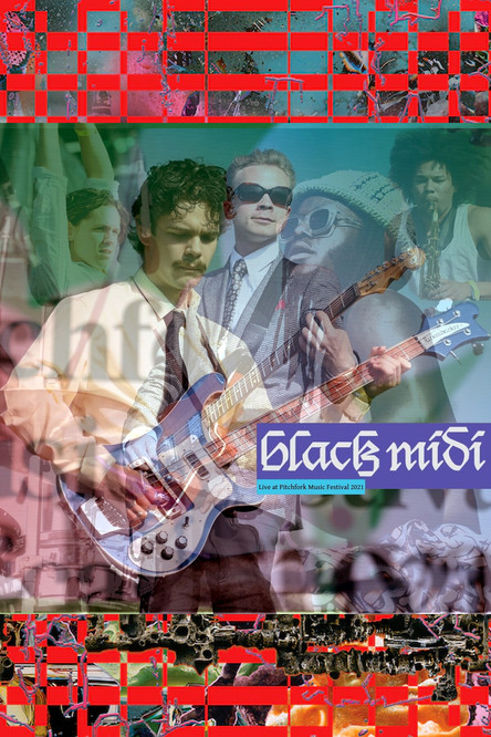 black midi: Pitchfork Music Festival 2021 Poster