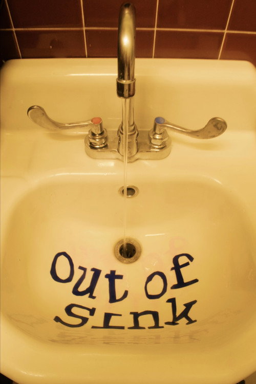 Poster for out of sink