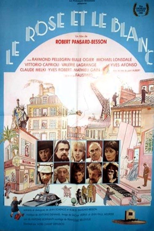 Le rose et le blanc Poster