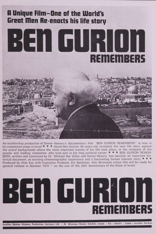 Ben Gurion Remembers