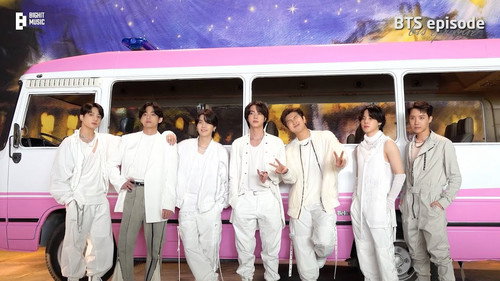 BTS ‘PERMISSION TO DANCE ON STAGE - LIVE’ Concept Photo Shoot Sketch