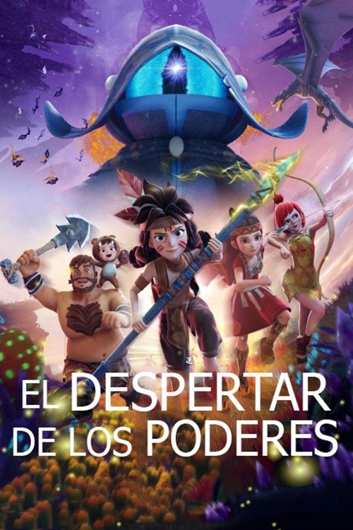 Background poster of El despertar de los poderes blurred