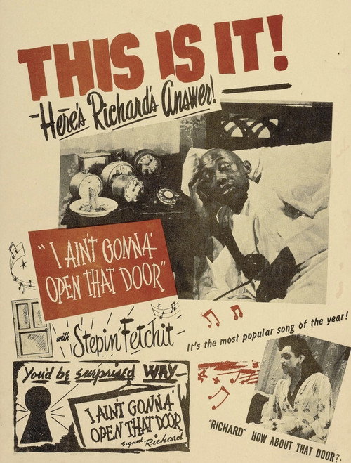 I Ain’t Gonna Open That Door Poster