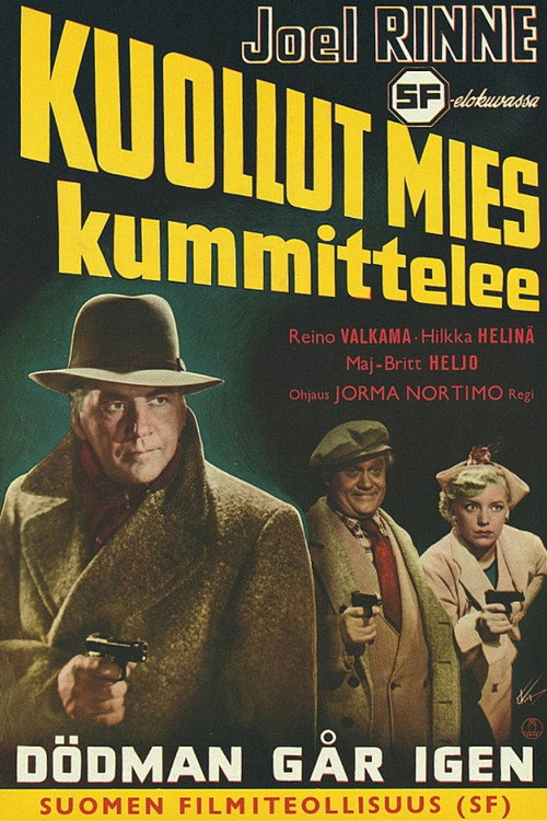 Kuollut mies kummittelee电影海报