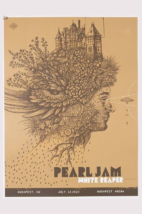 Pearl Jam: Budapest 2022 poster 2