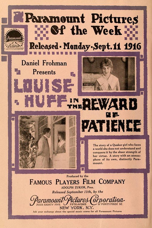 The Reward of Patience poster 2