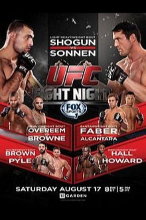 UFC Fight Night 26: Shogun vs. Sonnen poster 2