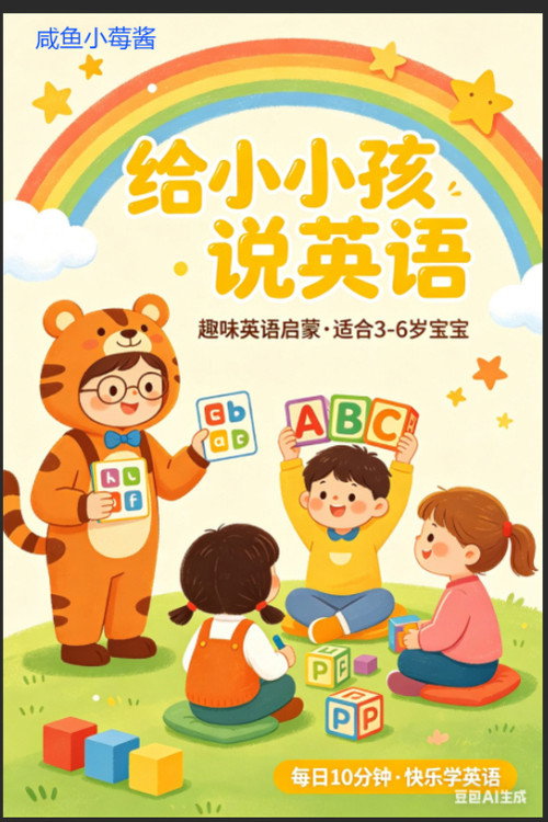 跟小小孩说英语电影海报