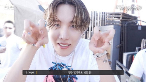 j-hope 'Chicken Noodle Soup (feat. Becky G)' MV Shooting Sketch