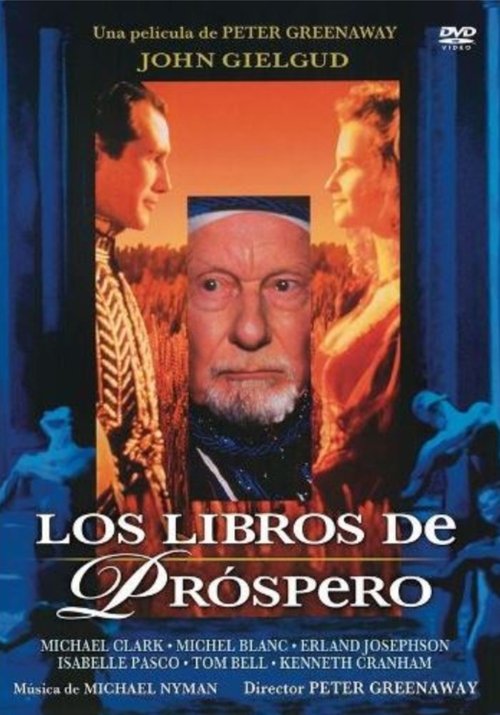 Background poster of Prospero's Books blurred