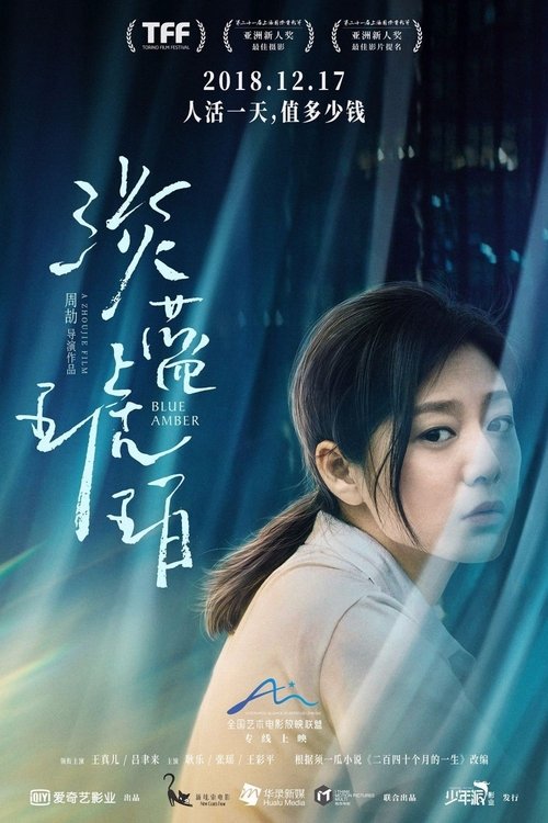Blue Amber Poster