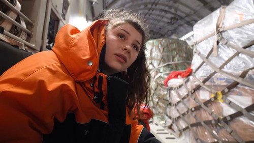Flying to Antarctica in an Airforce Plane!