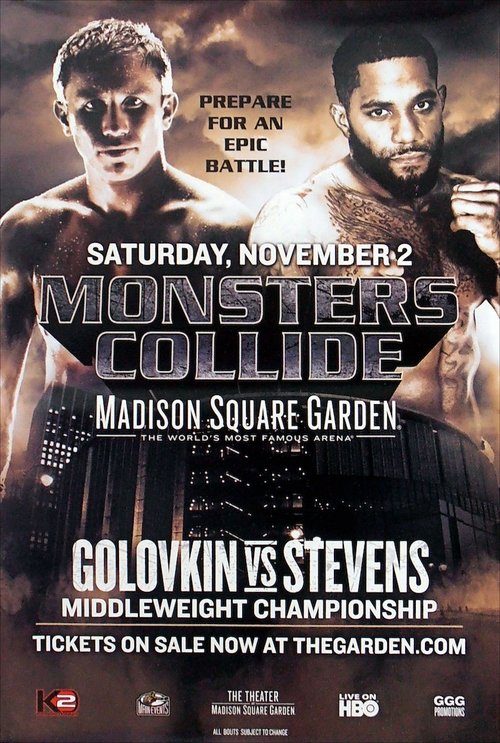 Gennady Golovkin vs. Curtis Stevens Poster