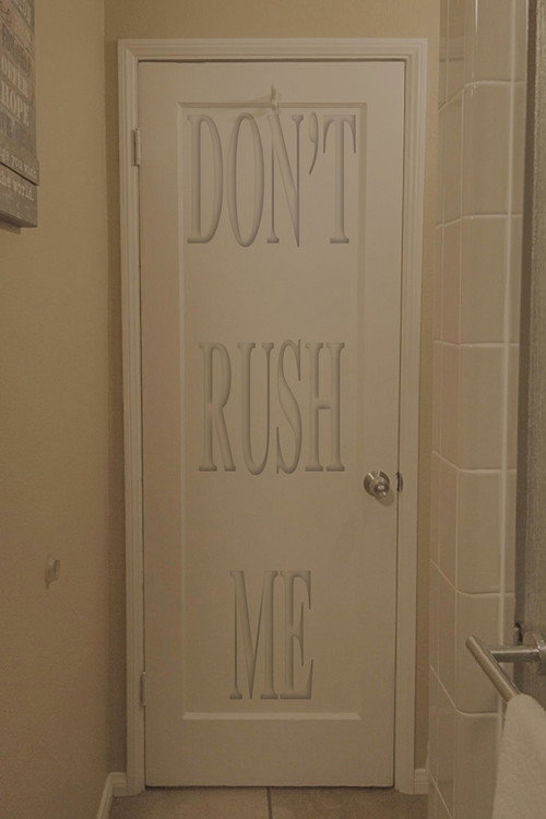 Don't Rush Me