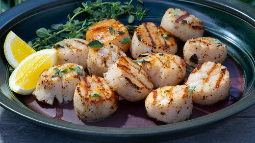 Pop's Pancakes and Symon's Scallops