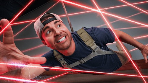 Extreme Laser Maze w/ Toys & Colors!