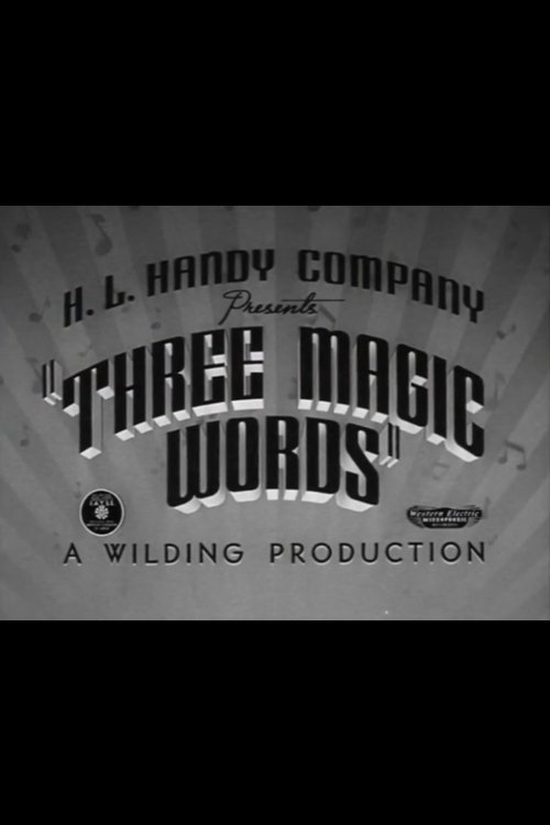 Three Magic Words Poster