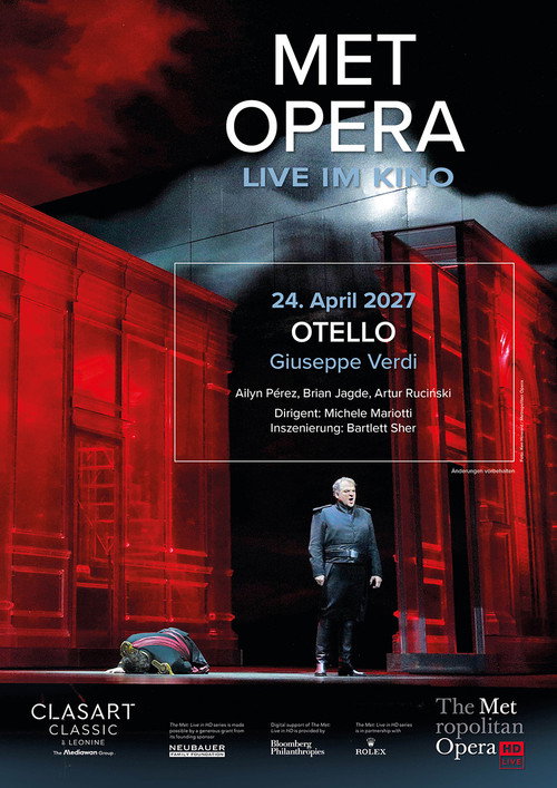 The Metropolitan Opera 2026/27: Otello's poster