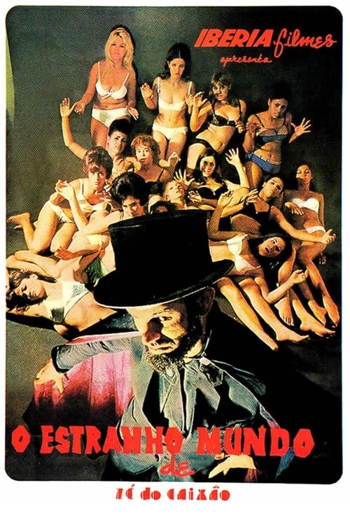 Background poster of O Estranho Mundo de Zé do Caixão blurred
