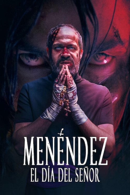 Background poster of Menéndez: el día del Señor blurred