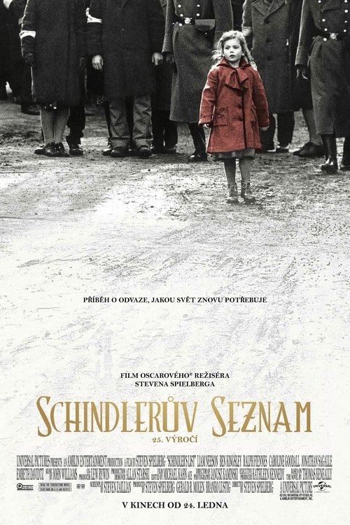 Schindlerův seznam poster Schindlerův seznam (1993) s českými titulky