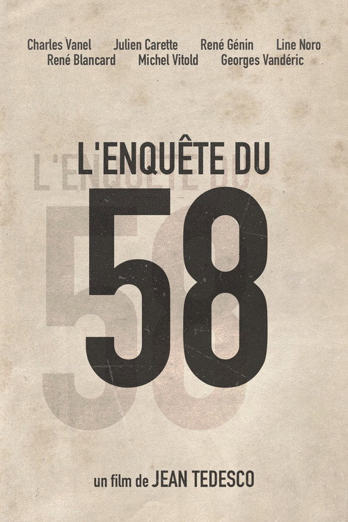 L'Enquête du 58 poster 2
