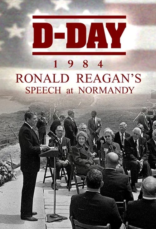 Ronald Reagan's Speech at Normandy Poster