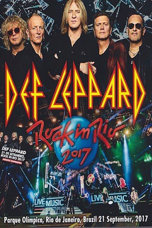 Def Leppard: Rock In Rio 2017 Poster