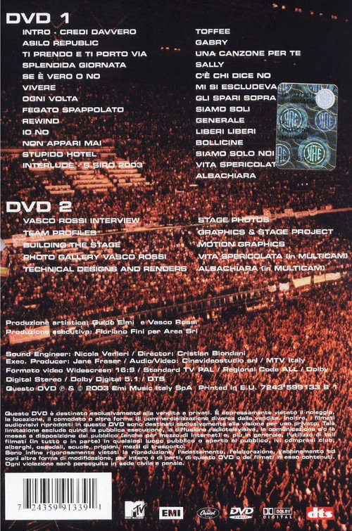 Vasco Rossi @ S.Siro 03 poster 2