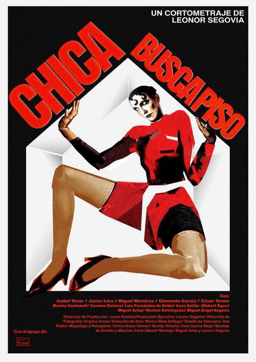 CHICA BUSCA PISO Poster