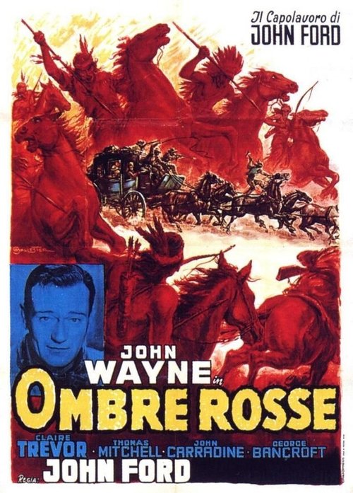 Ombre rosse poster Ombre rosse (1939) streaming ITA film completo Full HD