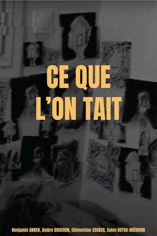 CE QUE L'ON TAIT Poster
