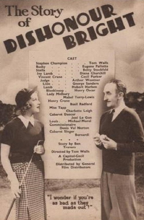 Dishonour Bright poster 2