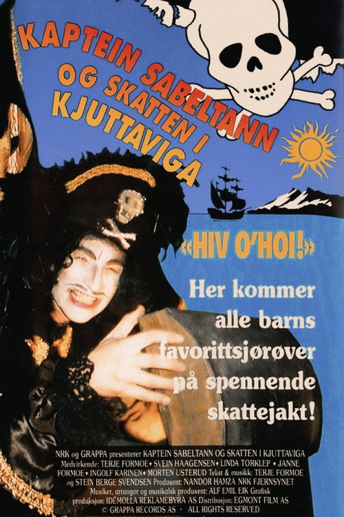 Kaptein Sabeltann og Skatten i Kjuttaviga poster 2